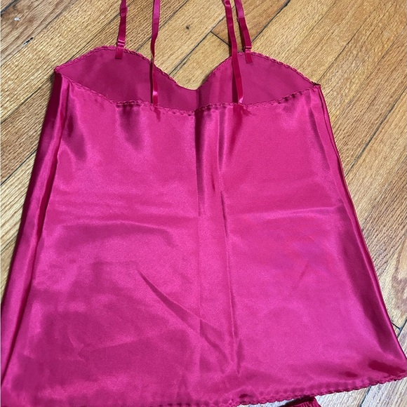 Vintage Body Chic Women’s Set Red Sz Medium top and bottom Under Garments - Picture 9 of 14